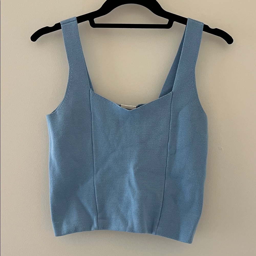 Abercrombie & Fitch Light Blue Knit Top